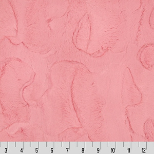 Shannon Fabrics Luxe Cuddle Hide Bubblegum Minky Fabric