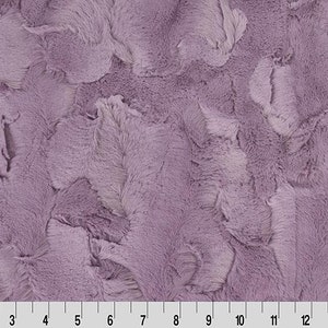 Shannon Fabrics Luxe Cuddle Hide Elderberry Minky Fabric