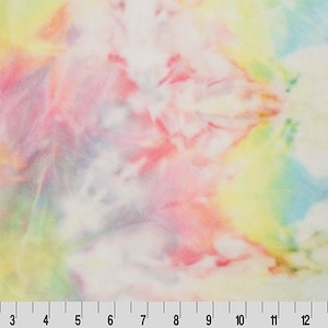 Shannon Fabrics Knuffel Tie Dye Pastel Minky Stof