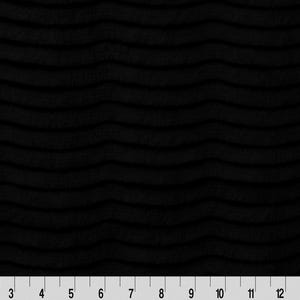 Shannon Fabrics Luxe Cuddle Oceana Black Minky Fabric