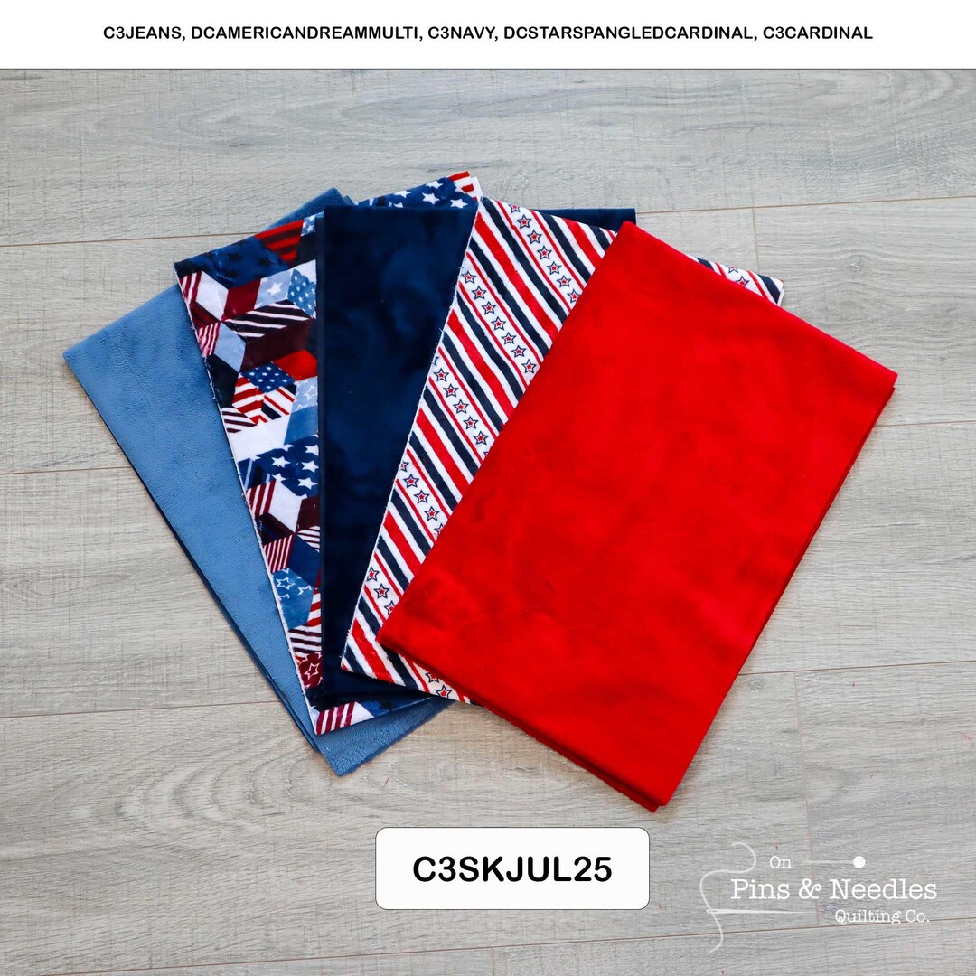 Monthly Bundle 5 Pack of 10" X 60" Cuddle Strips (july) - Shannon ...