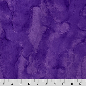 Shannon Fabrics Luxe Cuddle Hide Viola Minky Fabric