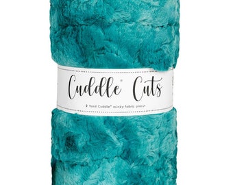 Shannon Fabrics 2 Yard Luxe Cuddle Cut Galaxy Mallard Minky Fabric (60"x72")