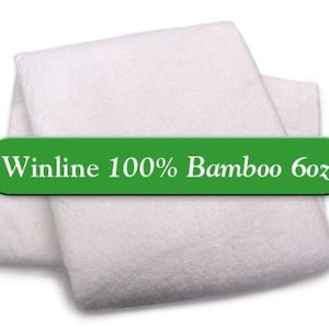 100% BAMBOO 6oz Quilt Batting - Winline Textiles - On Pins & Needles Quilting Co.