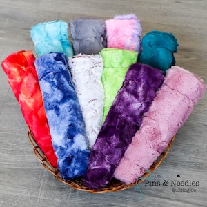 Shannon Fabrics 10&quot; x 60&quot; Luxe Cuddle Minky Fabric Strips