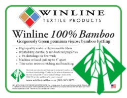 Bamboo Batting, Winline - Sewing, Quilting – Creative Feet