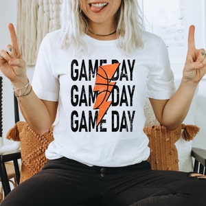 Gameday Basketball Lightning Leopard Bolt Shirt, Basketball Mom Shirt, Basketball shirt for Women, Gameday Shirt, Basketball Tee, Gameday