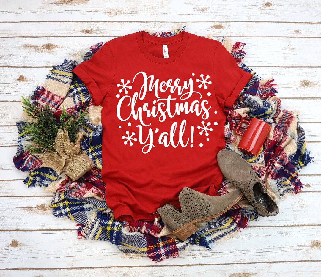 Merry Christmas Yall Shirt 