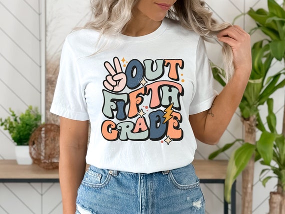 Funny Peace Out 5th Grade Shirt First Last Day Of School Funny Peace Out 5th Grade Shirt First Last Day Of School