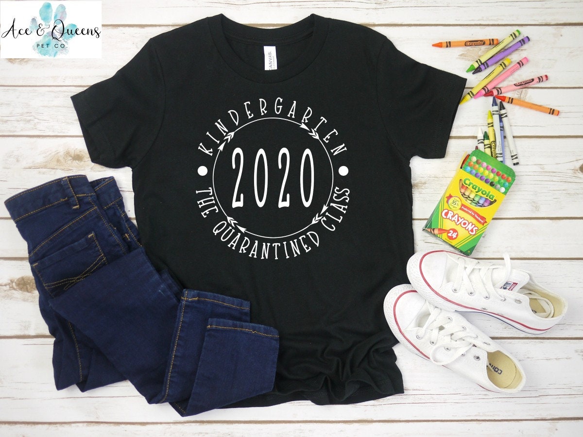 Kindergarten Quarantine Shirt, Kindergarten Graduation Gift, Kid Tee,…
