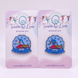Vault Event Gymnastics Enamel Pin, gymnastics pin, gymnastics charm
