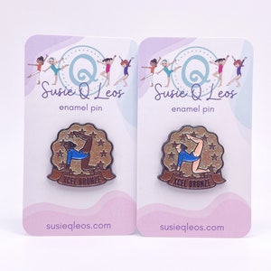XCEL Bronze Gymnastics Enamel Pin, gymnastics pin, gymnastics charm