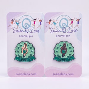 Level 5 Gymnastics Enamel Pin, gymnastics pin, gymnastics charm
