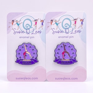Beam Event Gymnastics Enamel Pin, gymnastics pin, gymnastics charm