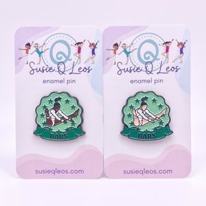 Bars Event Gymnastics Enamel Pin, gymnastics pin, gymnastics charm