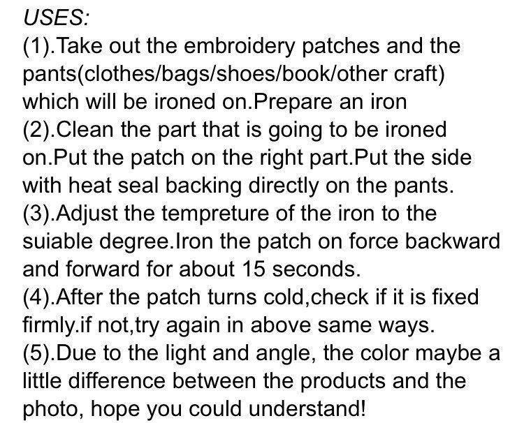 Advantages of Iron-On Patches