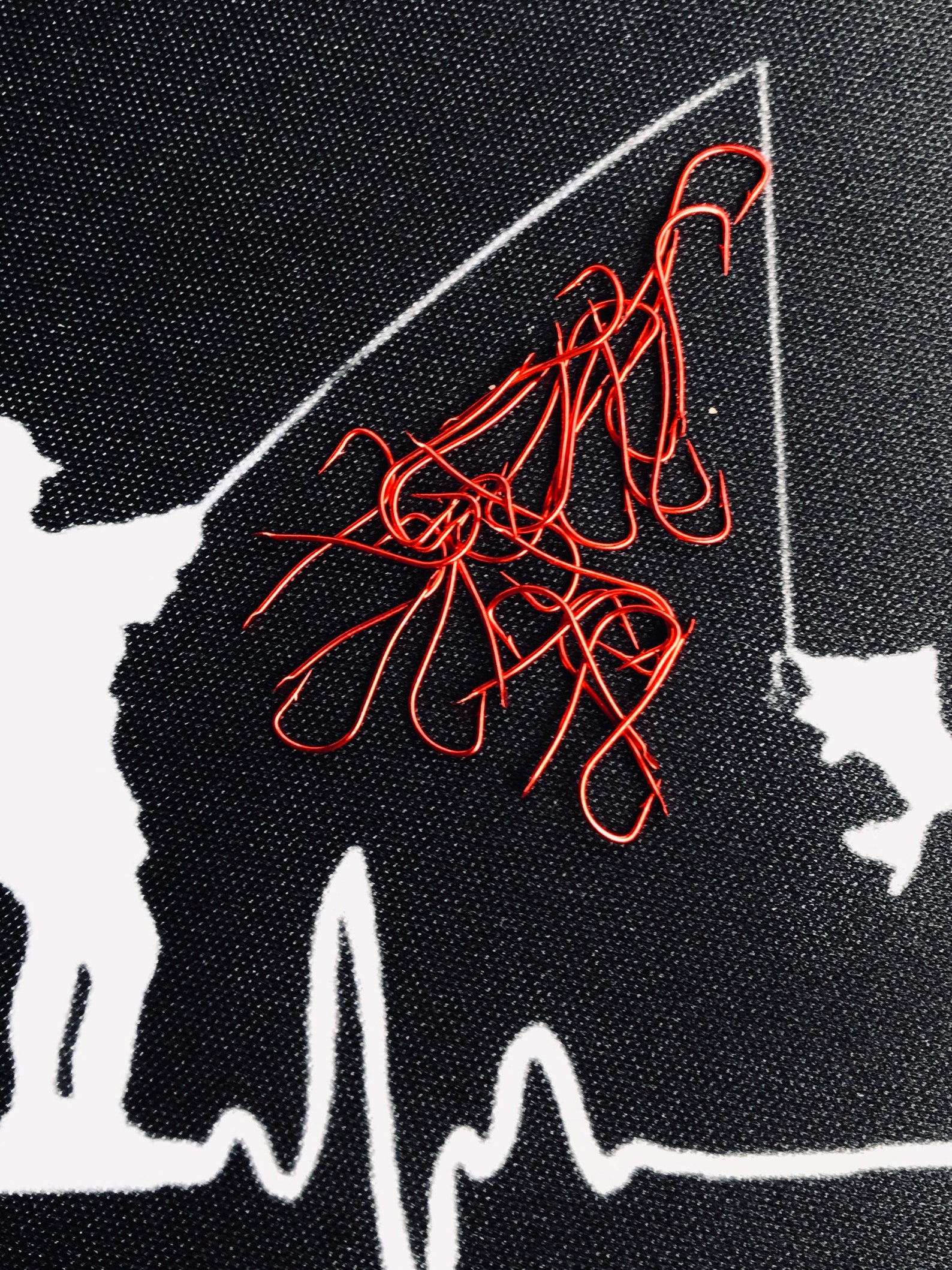 MINI MICRO Fishing Hooks / Red High Carbon Steel / Brook Trout Etsy