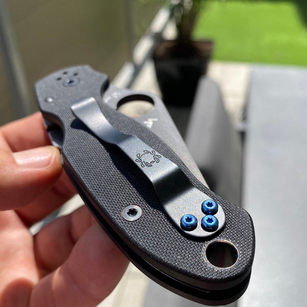 Spyderco Para 3 Replacement Clip Etsy
