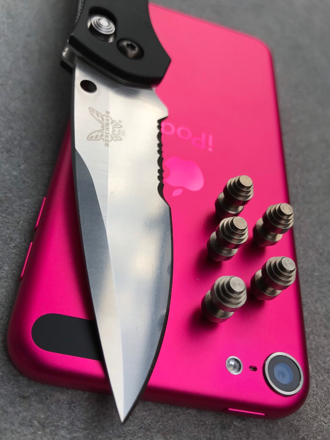 CL Titanium Thumb Stud / Knife Building / .11 .17 Blade Etsy