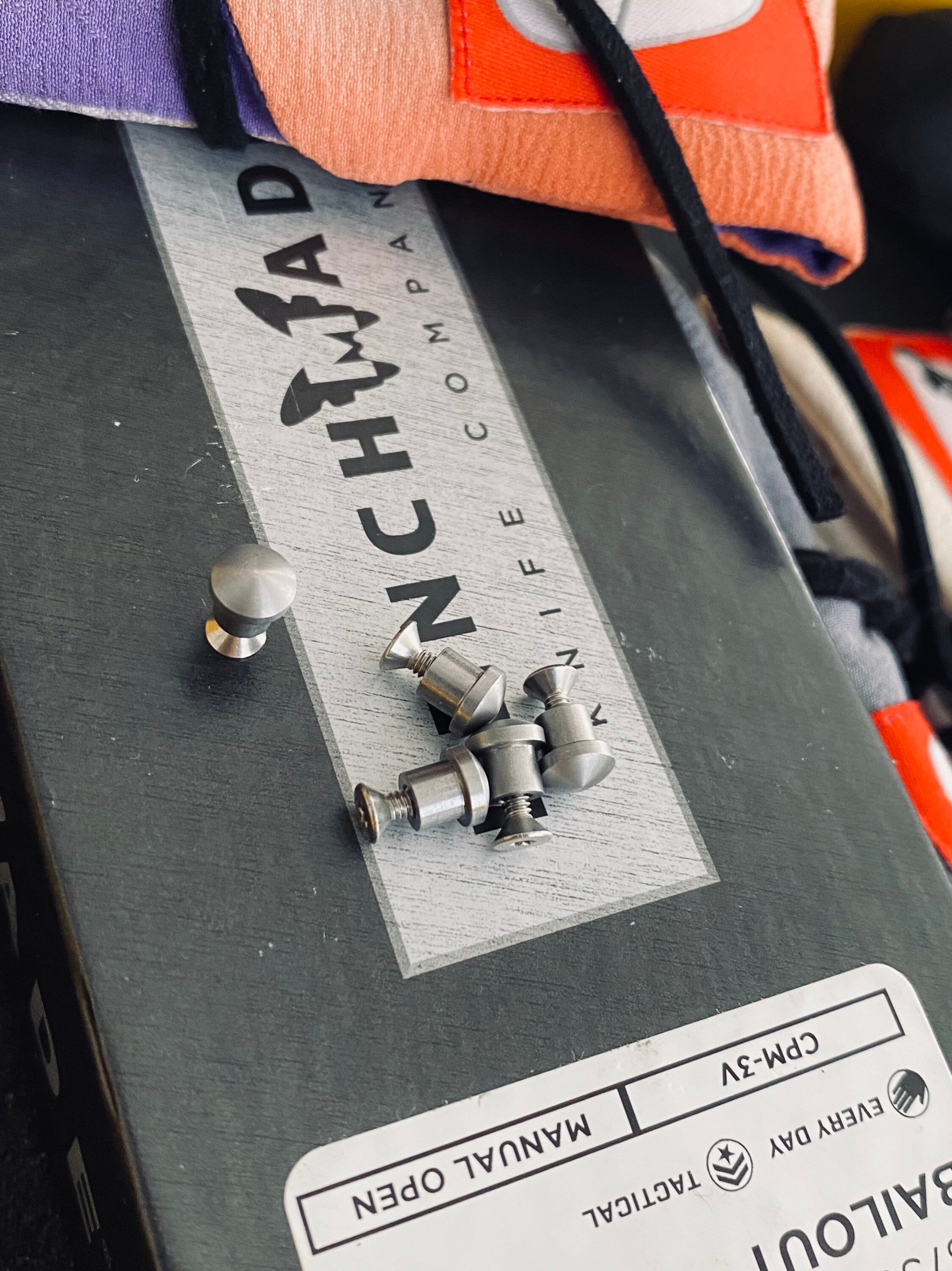 Mushroom Cap Thumb Stud / Compatible With Benchmade 950 Rift Etsy