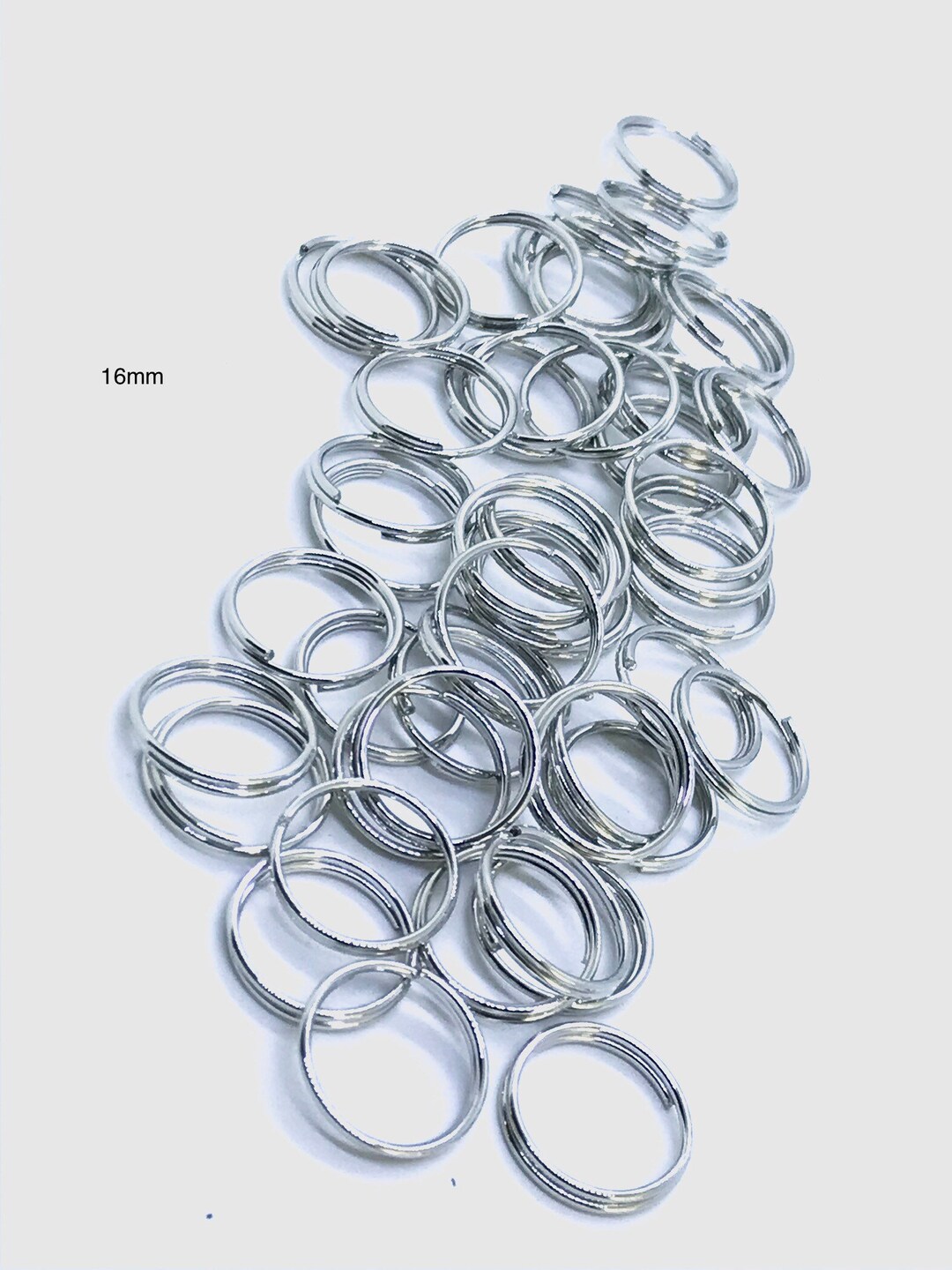 Made to Order DOUBLE Split Rings / 16mm / Jewelry Supplies / Etsy