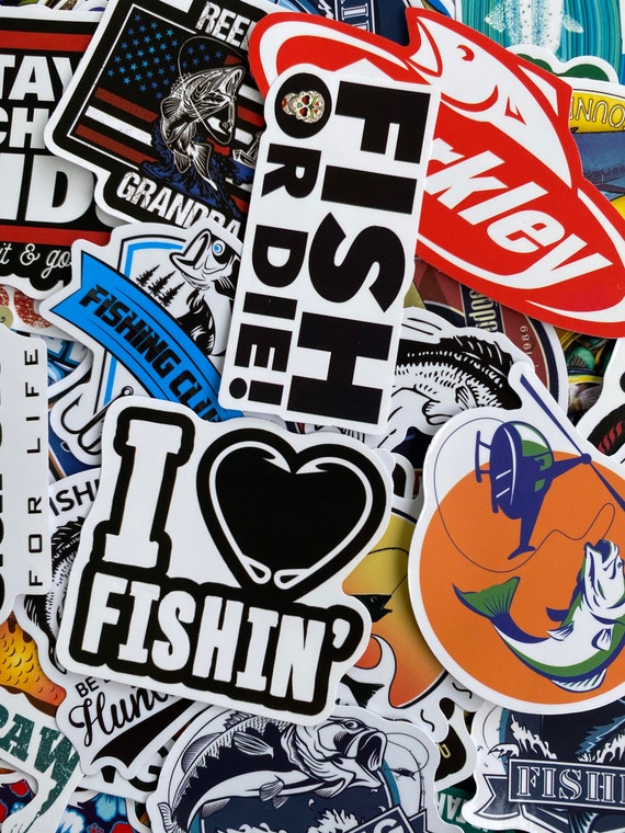 Buy 6x Pack FISHING SERIES / Random Sticker Bundle Decals Bumper Sticker  Online in India 