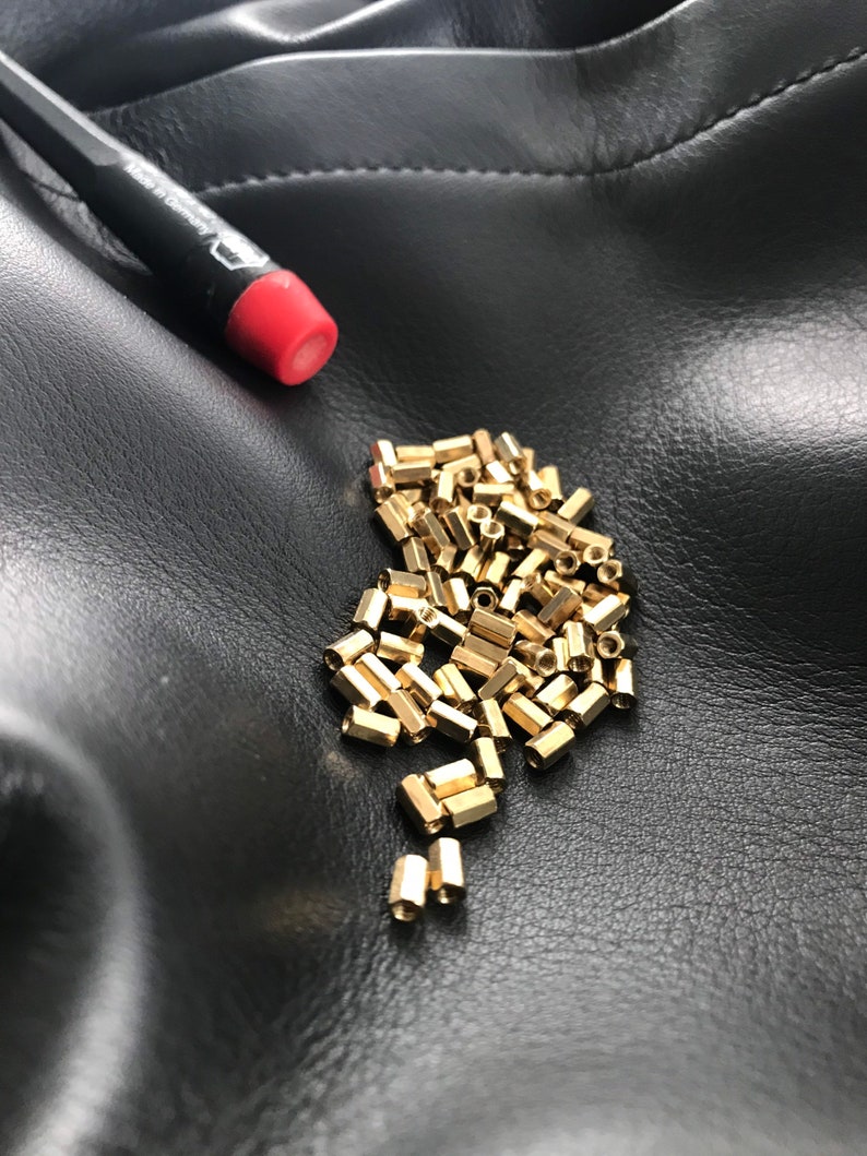 Brass Standoffs Spacer / M2 5mm Length / Custom Knife Etsy