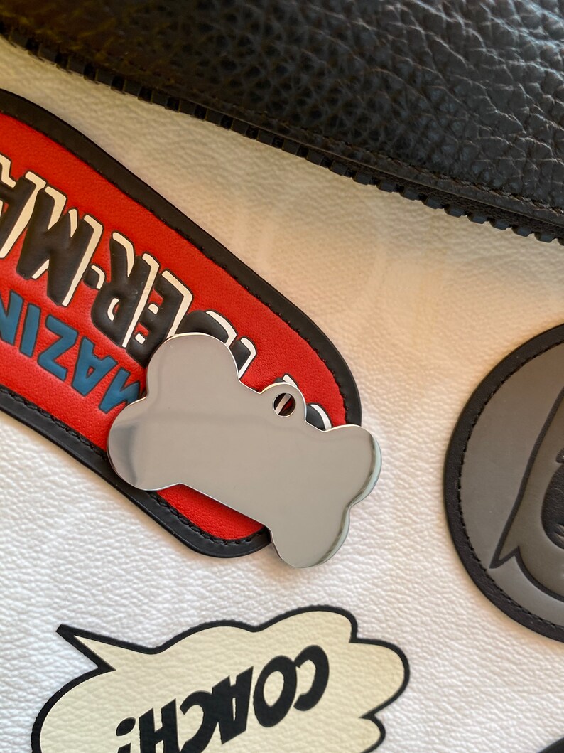 Durable BONES 20x Pack A-GRADE Dog Tag 316 Stainless Steel Heavyweight Made To Order