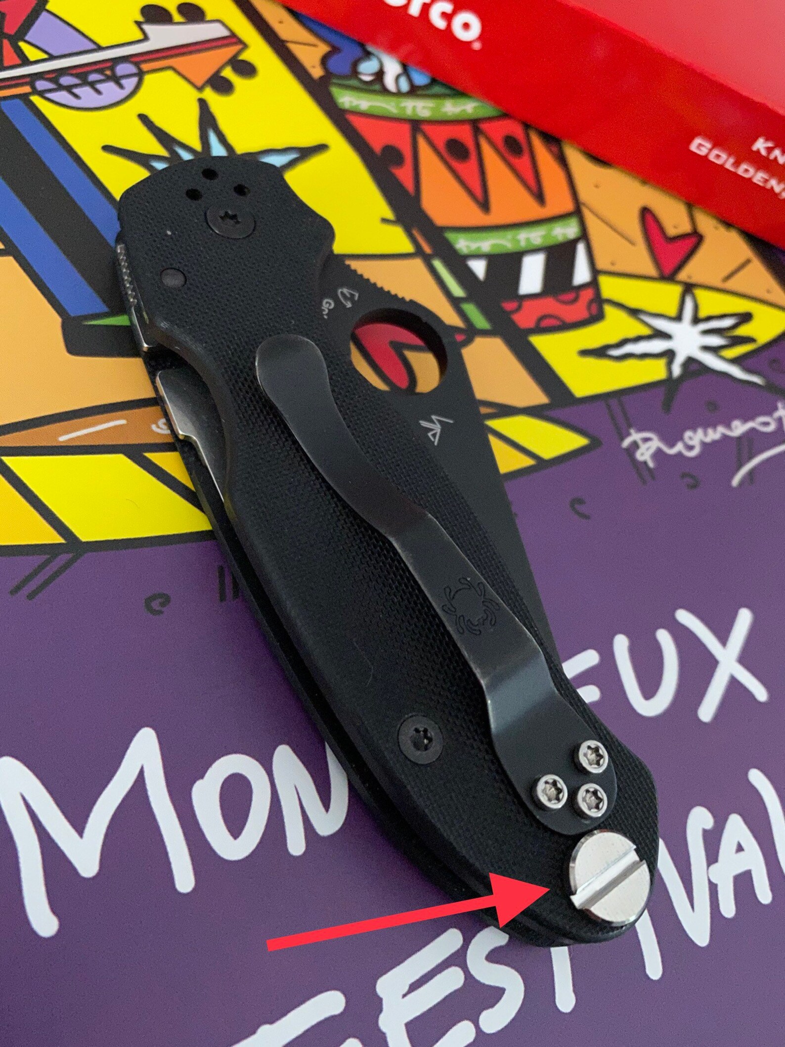 Titanium Lanyard Plug Compatible Avec Spyderco Para 3 1x Etsy France