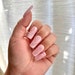 Rose Quartz Press On Nails | Spring Nails | Handpainted Fake Nails