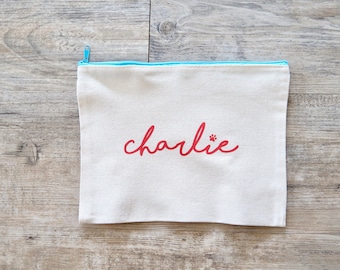 Custom Canvas Zipper Pouch/ Toiletry Bags!
