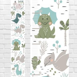 Growth Chart Dinosaur Newborn Gift Personalized Gift Baby Gifts Dinosaur Decor Gifts For Girls Gifts For Boys Wall Decor Boys Nursery Decor