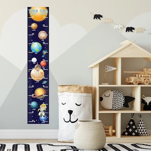 Groeigrafiek gepersonaliseerde ruimte decor broer of zus geschenken peuter kamer wordt afgedrukt ruimte kinderkamer aangepaste verjaardagscadeau ruimte wordt afgedrukt gegraveerd aandenken