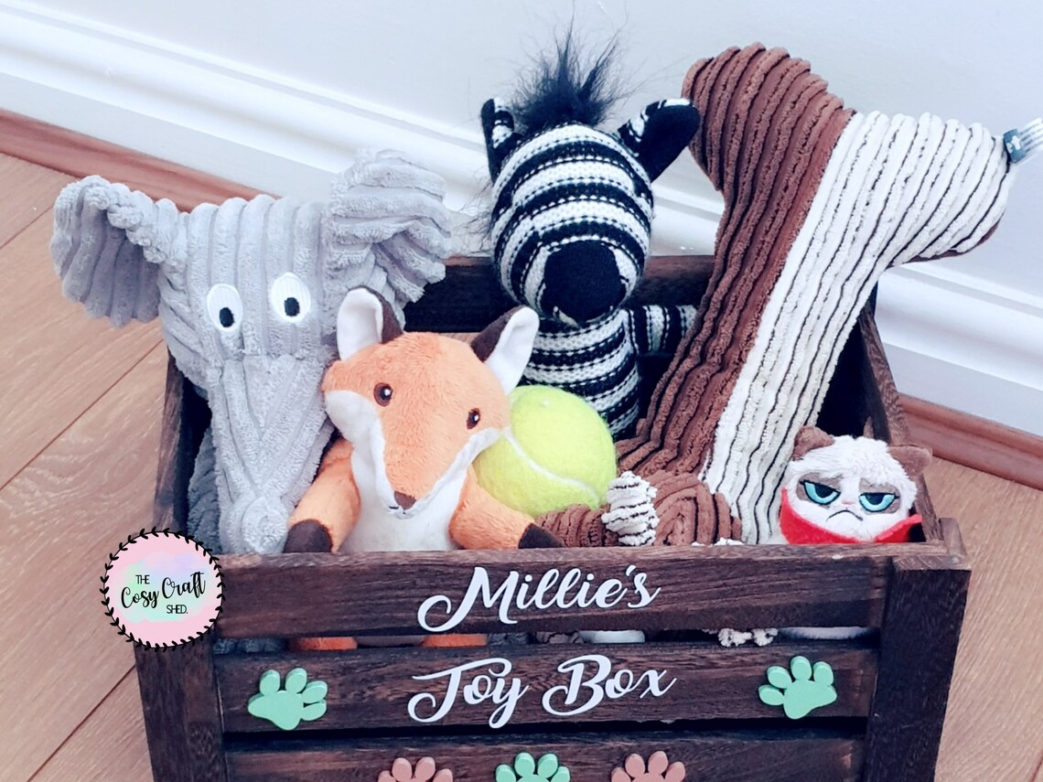custom dog toy box