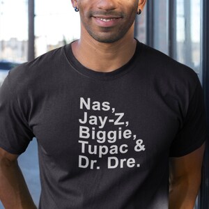 biggie jay z nas t shirt