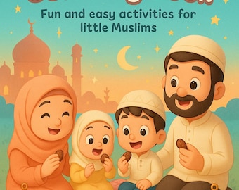Ramadan Coloring Book for Kids • Islamic Activity Pages (2 PDF Set)