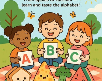 Voedsel-alfabet-flashcards – montessori-educatief afdrukbaar (pdf)