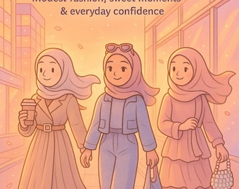 Hijabi Lifestyle Kleurboek | Modest Fashion Muslimah (pdf)