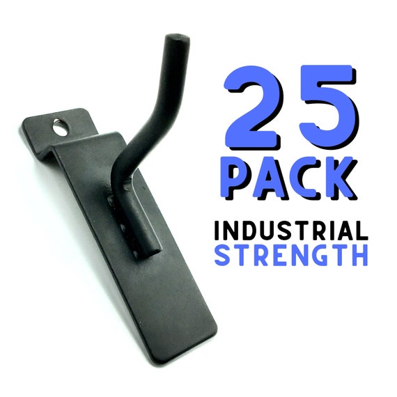 Slatwall Hooks 2 Black Retail Display Garage Peg Hook Black Retail Display Garage Peg Hook, Garage Slat Wall Hooks