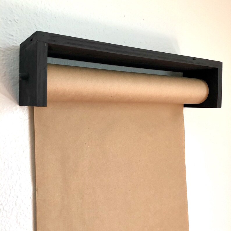 Wall Mounted Craft Paper Dispenser Shelf Mount with Paper Roll Etsy