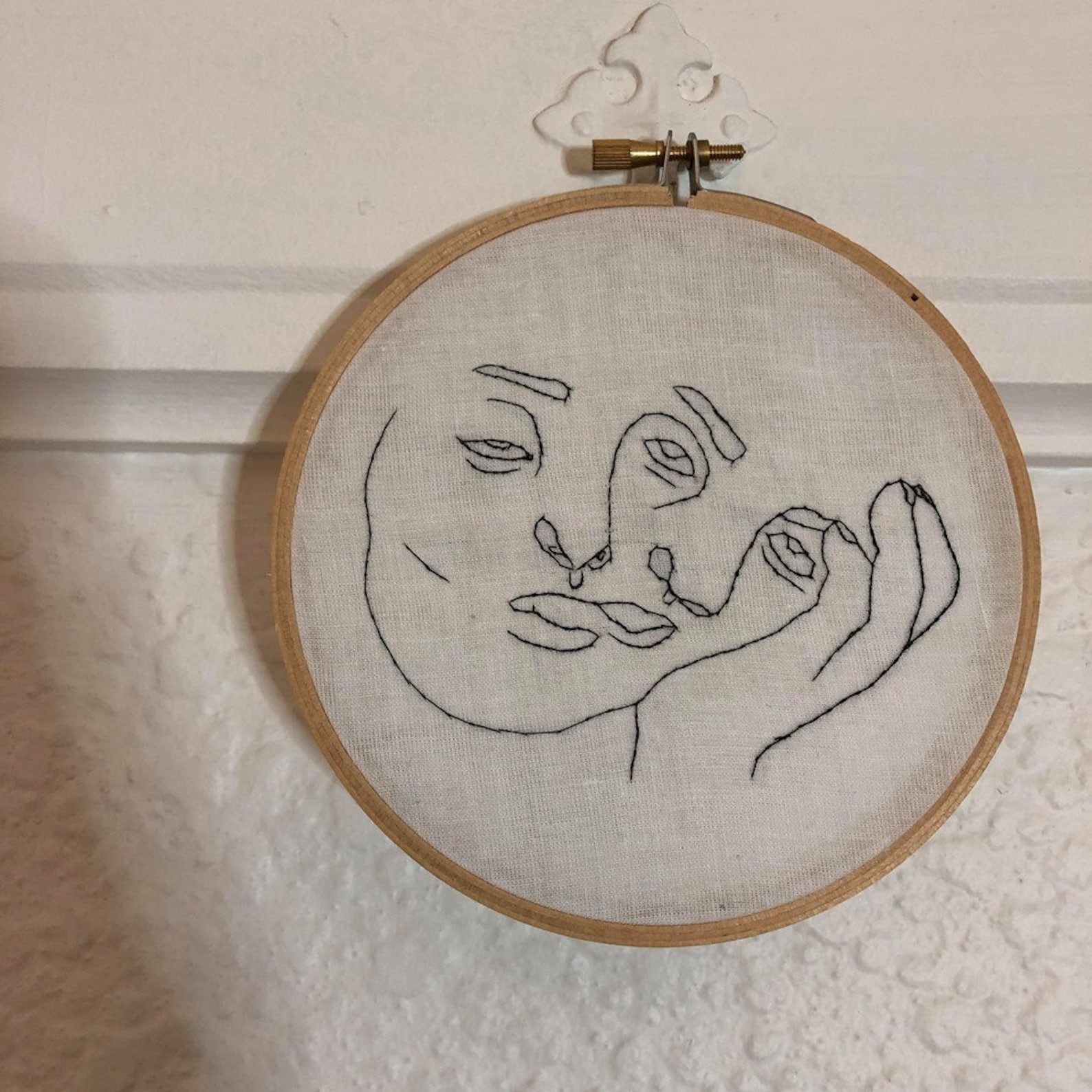 Faces Embroidery Etsy