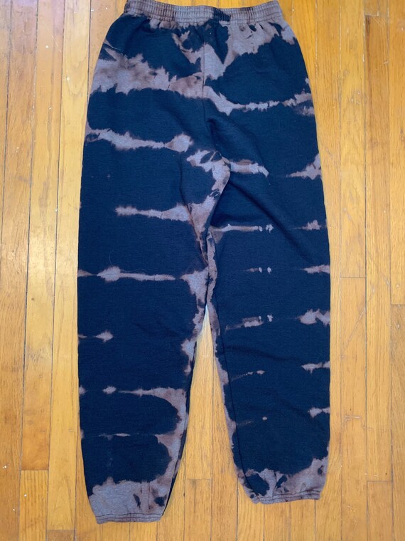Bleach dyed sweat pants | Etsy