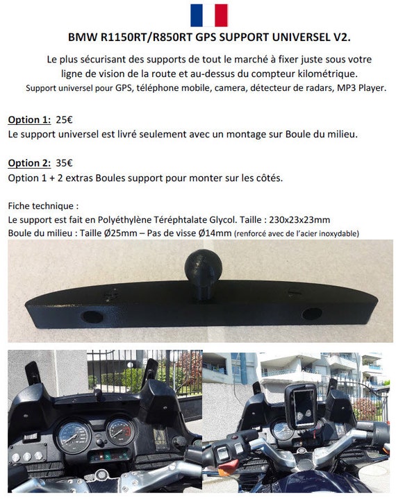 Bmw R1150rt Ram Mount For Gps Mobile Phone Camera Radar Etsy