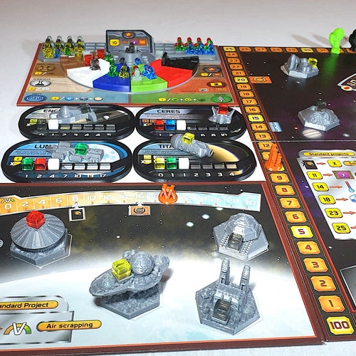 Terraforming Mars Ares Expedition Player Mat Sleeve Etsy