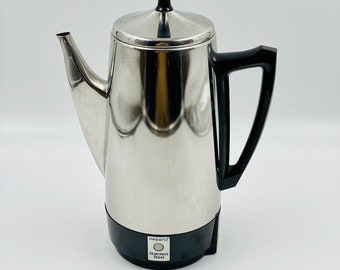 Vtg Ekco Flint Ware Percolator 2-8 cup 