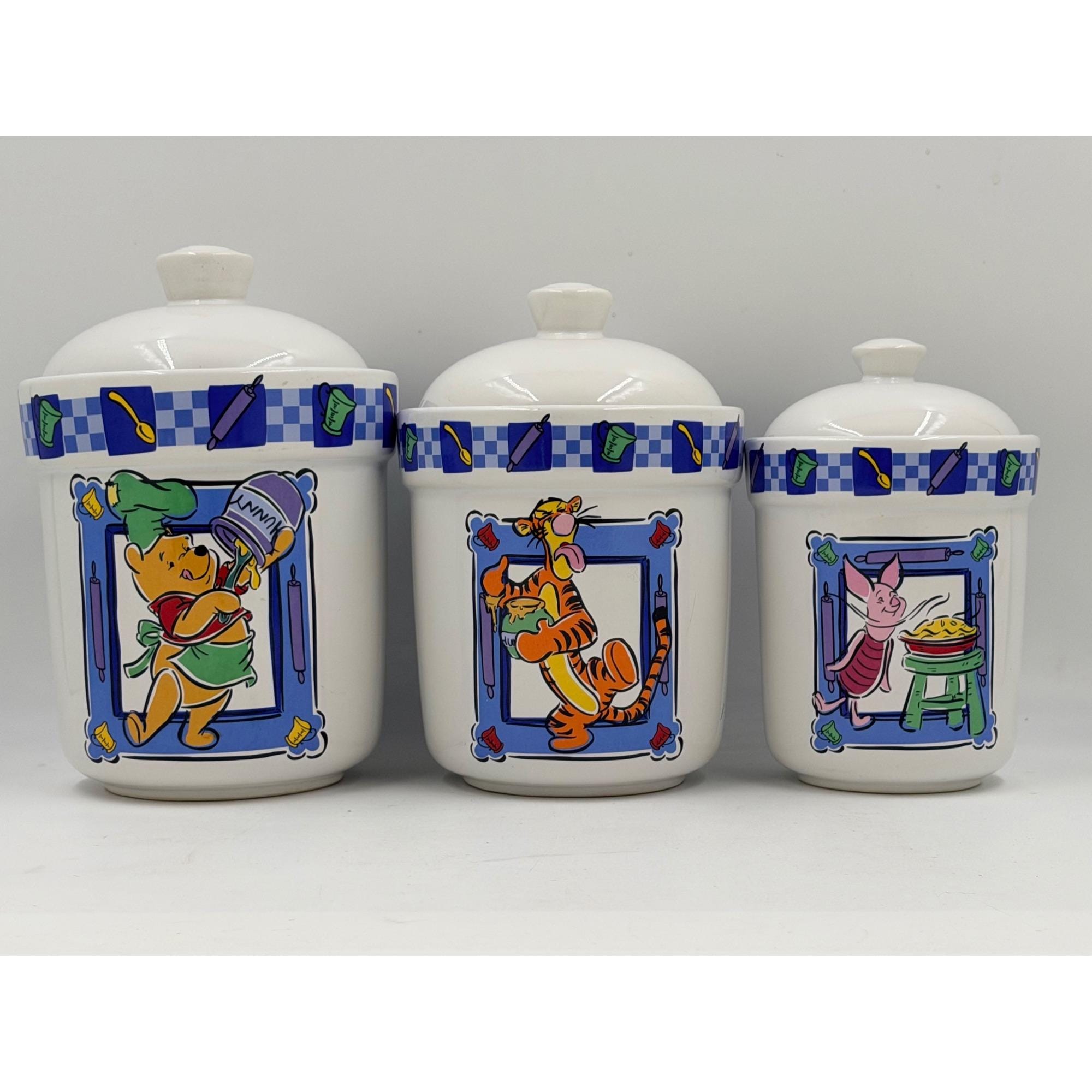 Winnie the Pooh Canisters - Etsy