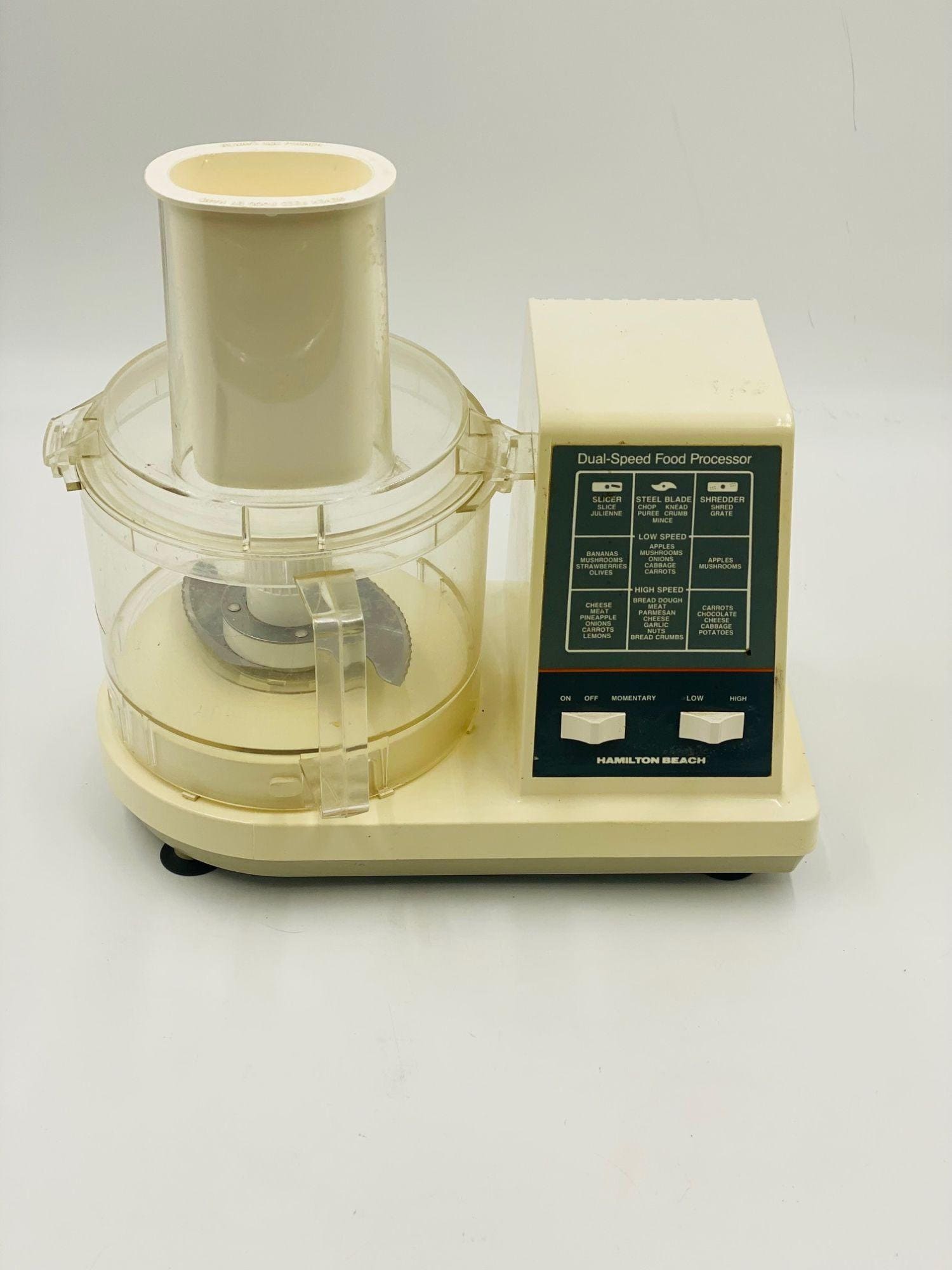 Vintage Hamilton Beach Continuous Feed Food Processor Parts Manual Etc