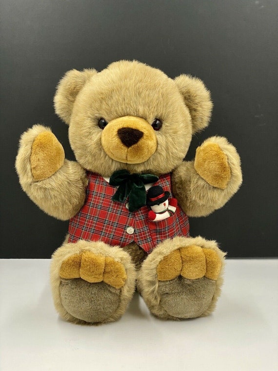Jcpenney Holiday Collection Teddy Bear Large Plush 26 Brown - Etsy