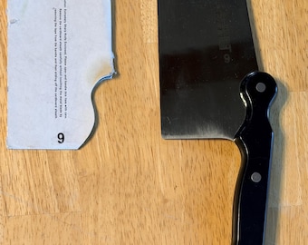 Coltello da cucina Ronco Showtime Six Star #9 in acciaio inossidabile per tritare e servire