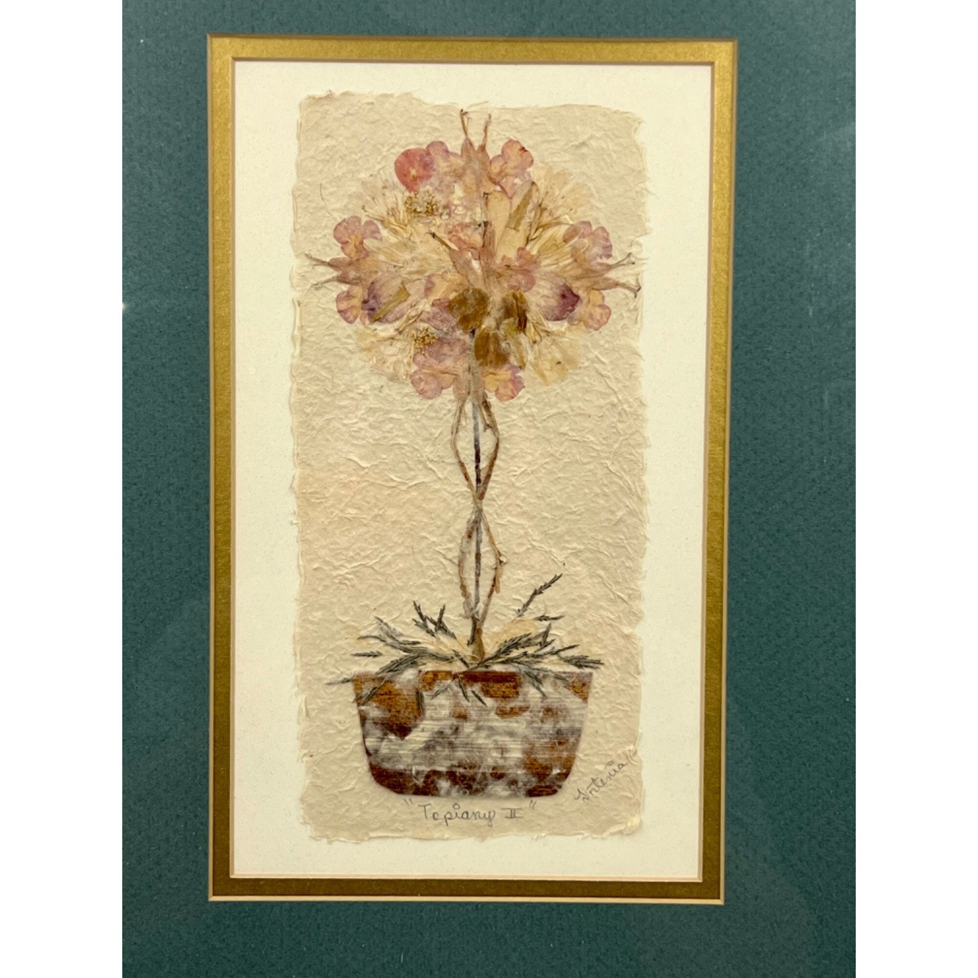 押し花アート❀トピアリー❀押し花額 アート 額装 絵画 インテリア雑貨 花の絵 押し花アート♡トピアリー♡押し花額 インテリア雑貨 アート 花 絵画